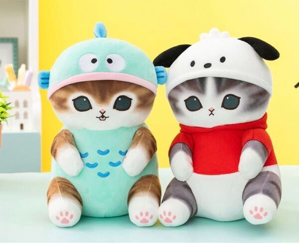 mofusand サンリオキャラクターズ BIGぬいぐるみ ポチャッコ ハンギョドン