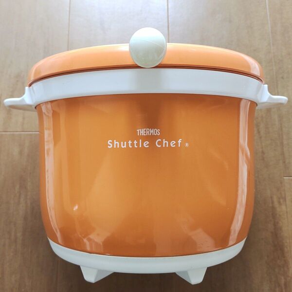 中古【THERMOS Shuttle Chef サーモス シャトルシェフ 保温調理器 オレンジ】KBA-3001 OR/3.0L