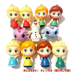 金魚すくい お風呂遊び ディズニー キャラクター アナと雪の女王 すくい人形 11個セット クリスマスツリー飾り