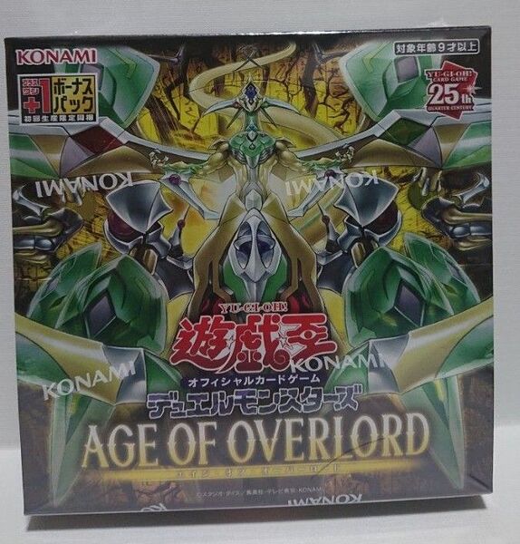 遊戯王OCG デュエルモンスターズ AGE OF OVERLORD 初回生産限定版 未開封BOX シュリンク付き