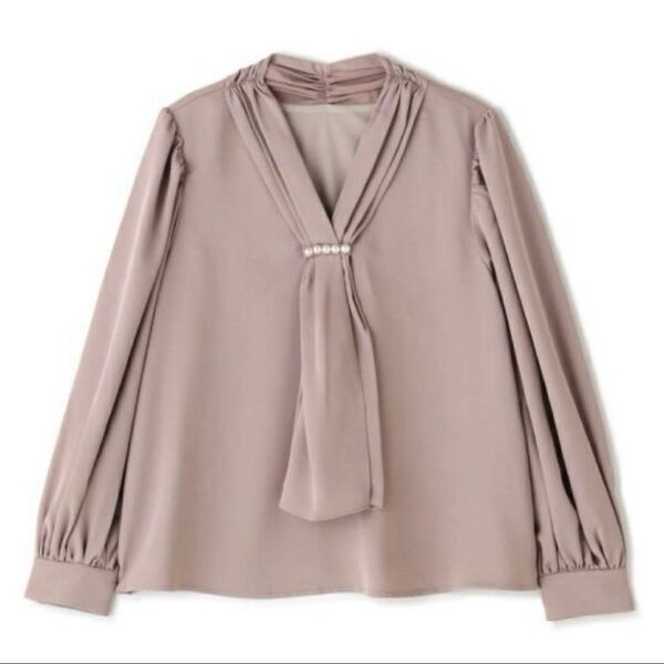 PROPORTION BODY DRESSING パール ボウタイブラウス
