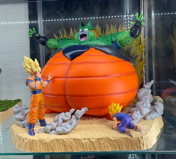 ドラゴンボール フィギュア アライズ セル爆発 孫悟飯付き ヒストリーボックス 孫悟空 ジオラマ付き