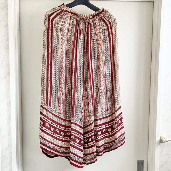ワイドパンツ ボトムス パンツ レディース 丈81cm ウエストゴム