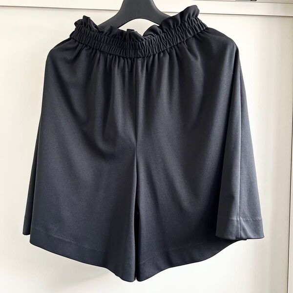 ハーフパンツ ショートパンツ ポリエステル レディース ブラック 黒