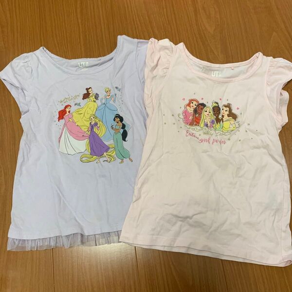 プリンセスTシャツ2枚セットユニクロ 110