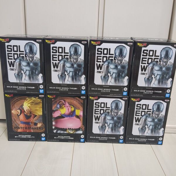 魔人ブウ 超サイヤ人3孫悟空 メタルクウラ SOLID EDGE WORKS THE出陣 ドラゴンボールZ フィギュア 8体