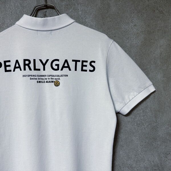 Pearly Gates パーリーゲイツ ビッグロゴ ポロシャツ ゴルフ ウェア メンズ