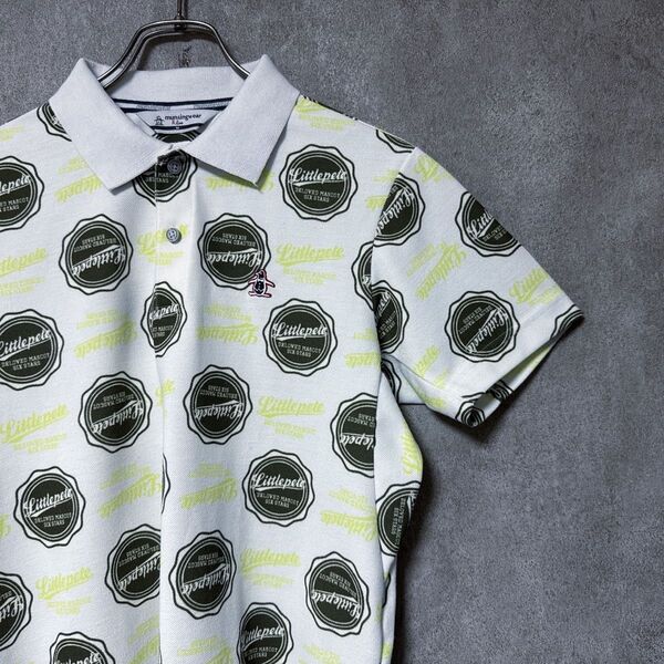 Munsingwear マンシングウェア ロゴ ポロシャツ 半袖 ゴルフ ウェア メンズ