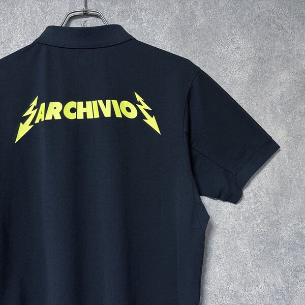 ARCHIVIO アルチビオ ロゴ 半袖 ポロシャツ ゴルフ ウェア 人気 メンズ