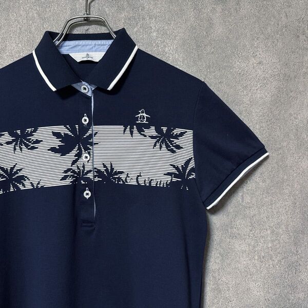 Munsingwear マンシングウェア ロゴ 半袖 ポロシャツ ゴルフ ウェア レディース