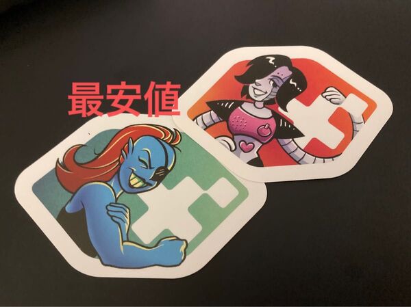 Undertale ステッカー アンダイン メタトン メタトンEX シール アンダーテール アンテ