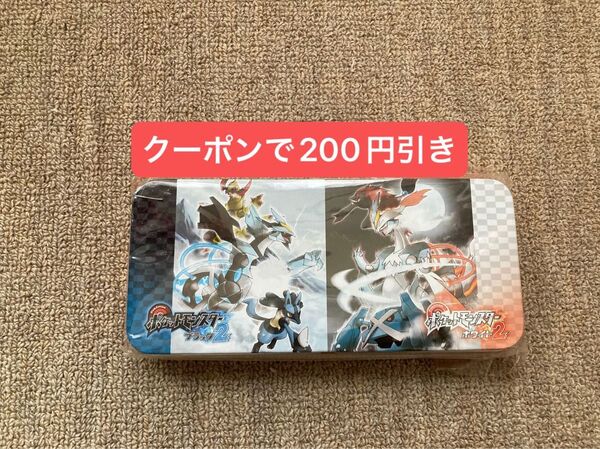 ポケットモンスター ブラック2 ホワイト2 缶ケース 筆箱 付録 ポケモン