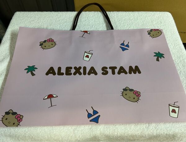 ALEXIA STAM サンリオコラボ 限定ショッパー ピンク キティーちゃん マイメロ サンリオ 紙袋