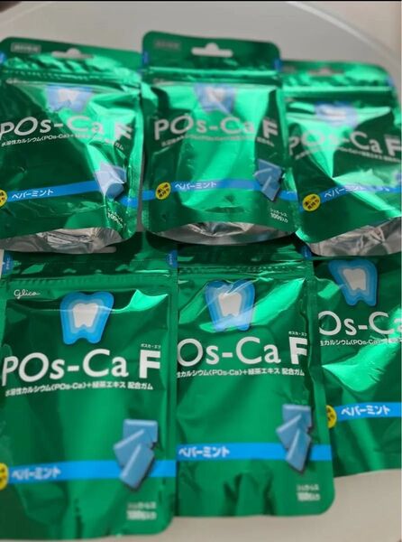 ポスカ・エフ POs-Ca F パウチタイプ 100g ペパーミント6個