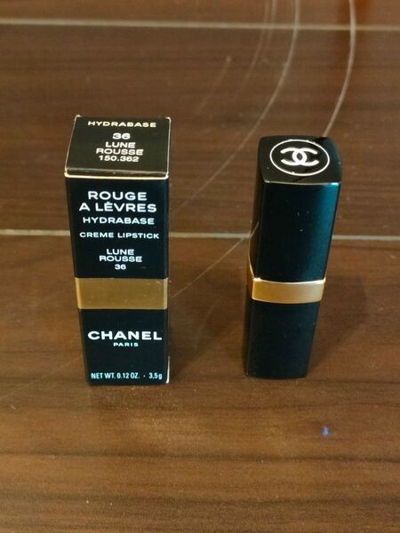 CHANEL ROUGE A LVRES HYDRABASE 36 LUNE ROUSSE CREME LIPSTICK シャネル