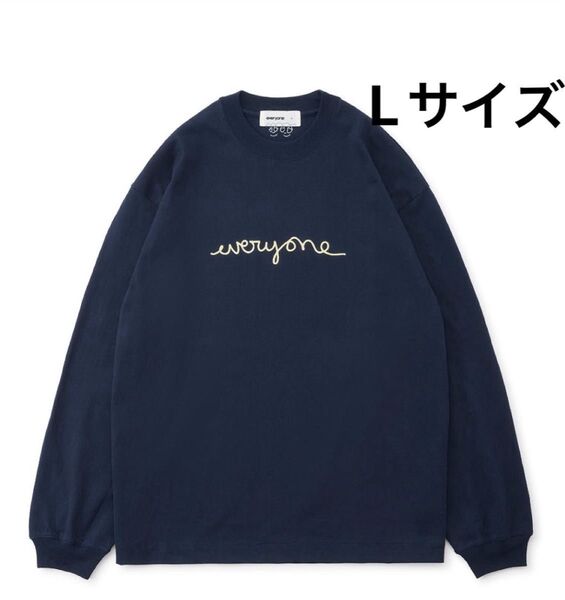 everyone j.30000 rooftop logo long sleeve tee