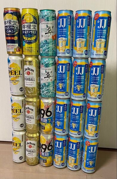 お酒24本まとめ売り JJ 480ml 500ml 翠 檸檬堂 新発売