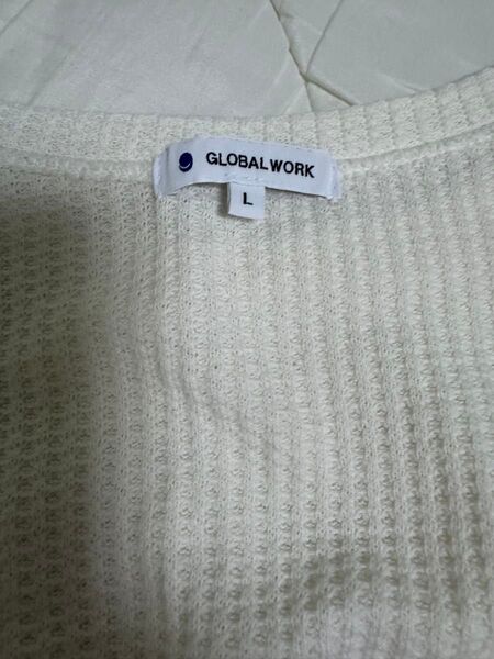 GLOBAL WORK トップス オフホワイト Lサイズ