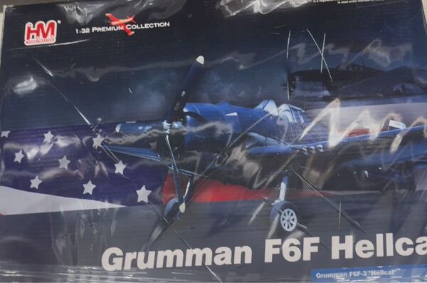 極美品 ホビーマスター HA0307 1/32 F6F-5 ヘルキャットジョリーロジャース 戦闘機 軍用 ミリタリー 航空機 ツ