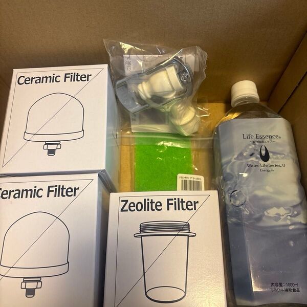 ceramic filter(セラミックフィルター)★NEW ゼオライトフィルター★ライフエッセンス★ミネラル★ポタポタクラブ