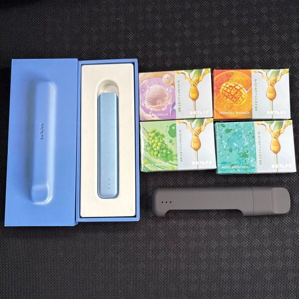 DR.VAPE Model3 ドクターベイプ モデル3(ブルー) 本体、専用ケース、カートリッジ付き 電子タバコ