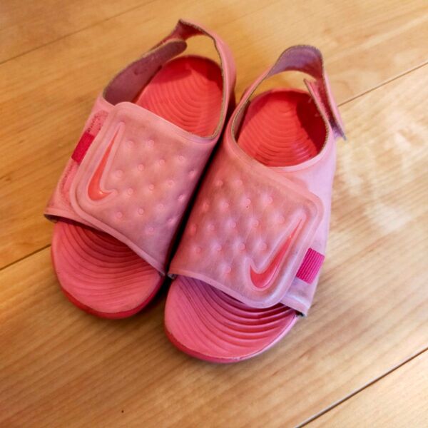 14cm Nike ナイキ キッズ ベビー sunray サンダル ピンク