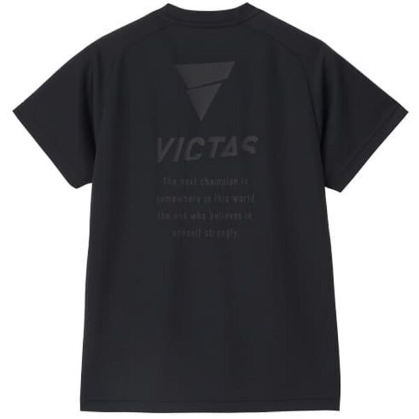 VICTAS ヴィクタス Tシャツ V-TS508 ブラック XL 卓球 練習着