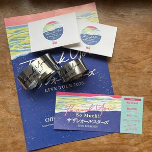 サザンオールスターズ 「THANK YOU SO MUCH!」 紙チケット1枚 ユニクロギフトカード 銀テープ 東京ドーム