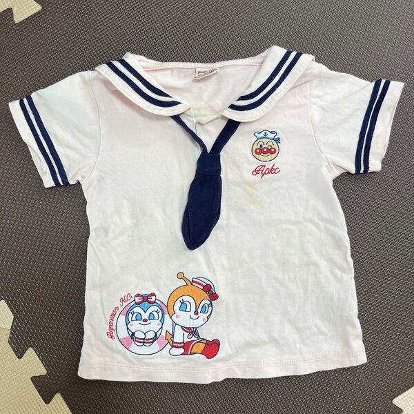 【アンパンマンキッズコレクション】セーラー襟 Tシャツ 100cm