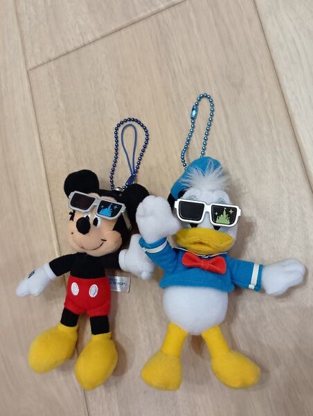 ぬいぐるみ ディズニー TDR ミッキーマウス ドナルドダック サングラス
