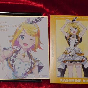 プロセカ 入場特典 鏡音リン ミニ色紙 劇場版プロジェクトセカイ 壊れたセカイと歌えないミク モモジャン アニメイト特典