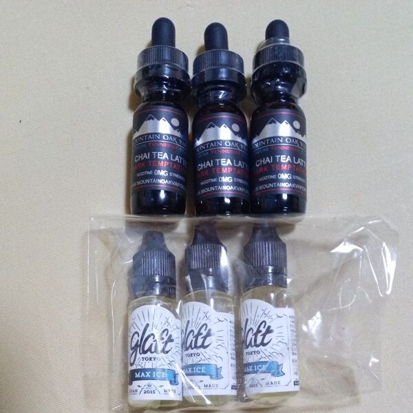 Eleaf ベイプ リキッド チャイティー3本&MaxIce 3本 電子タバコ 禁煙グッズ