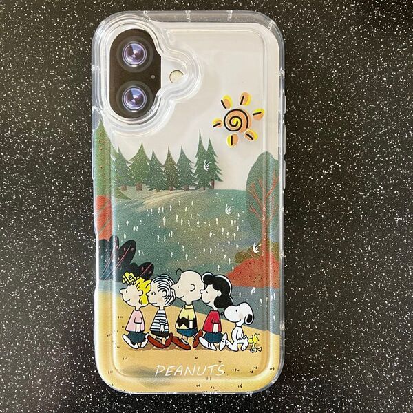 PEANUTS iPhone16 スヌーピー スマホケース ウッドストック