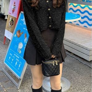 ラメシャギーニット