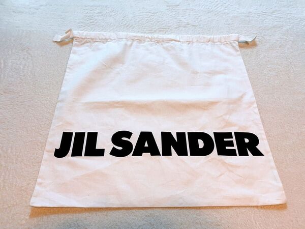 JIL SANDER ジルサンダー 巾着袋 大きめのエンペロップホワイト正規品