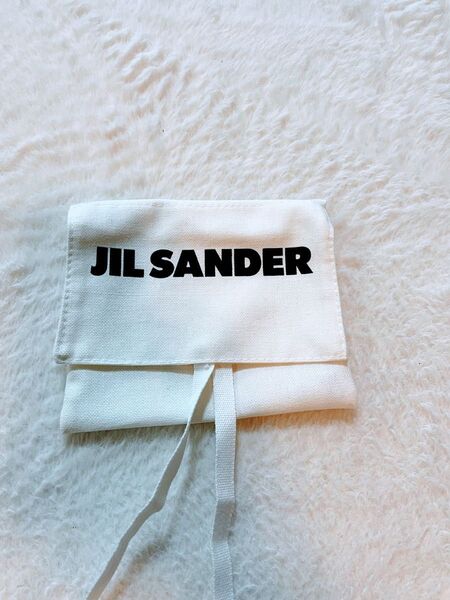 JIL SANDER 小物入れ布製袋 ホワイト正規品