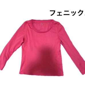 フェニックス ロングスリーブ シャツ ピンク ロング Tシャツ 登山 スキー スポーツ トレッキング ジム ランニング