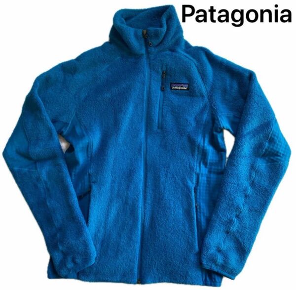 Patagonia パタゴニア フリース R2 ジャケット ポーラテック 青 コロンビア 登山 キャンプ テント メンズ スキー