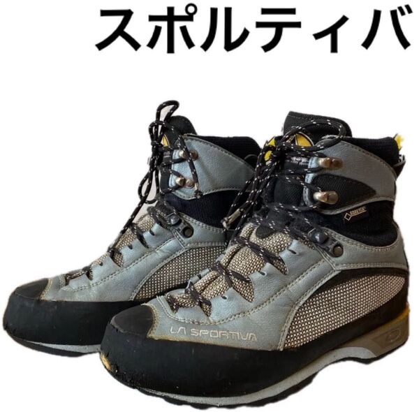 スポルティバ 登山靴 シューズ トランゴ ゴアテックス アイゼン アルパイン レディース 39 イタリア 登山 青 ブルー 黒