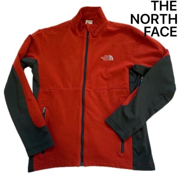 ノースフェイス フリース ジャケット 登山 キャンプ スキー スノボ アウトドア THE NORTH FACE 赤 レッド
