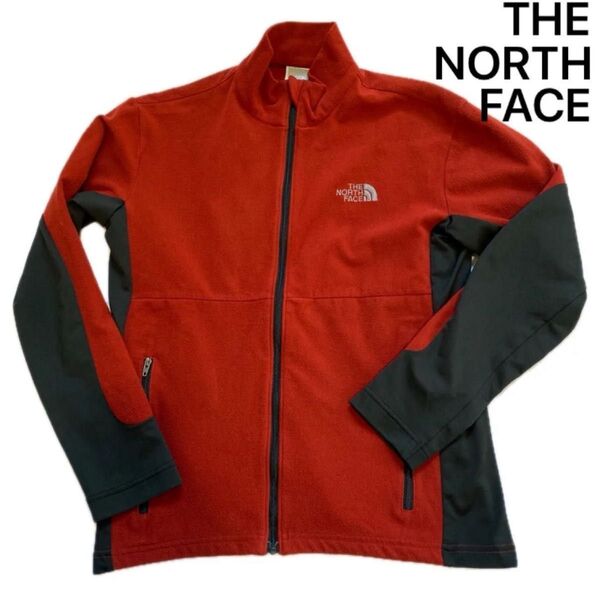 ノースフェイス フリース ジャケット 登山 キャンプ スキー スノボ アウトドア THE NORTH FACE 赤 レッド