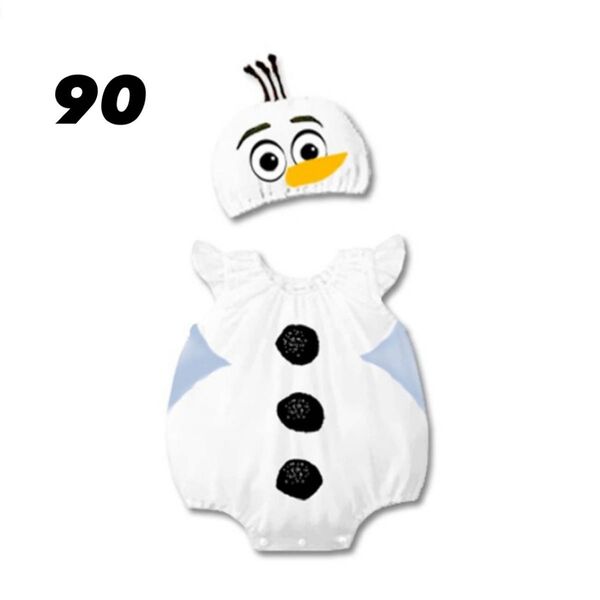 【新品】オラフ風 コスチューム ロンパース アナ雪 着ぐるみ コスプレ