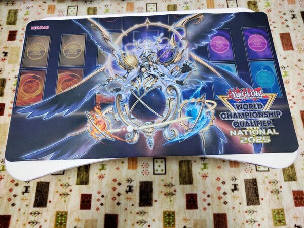 遊戯王 創世の神 デウテロノミオン プレイマット