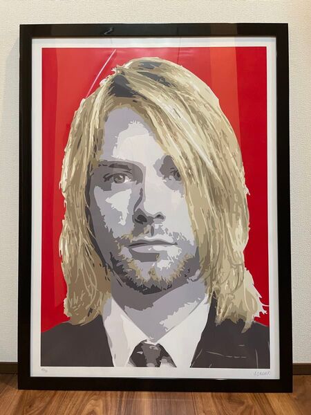 ジャッキー・シェフィンズ Jackie Cheffins カート・コバーン Kurt Cobain ニルヴァーナ アートポスター