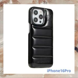 iPhone16Pro ケース モコモコUrbanSophistication風 ケース iPhone 黒 16pro