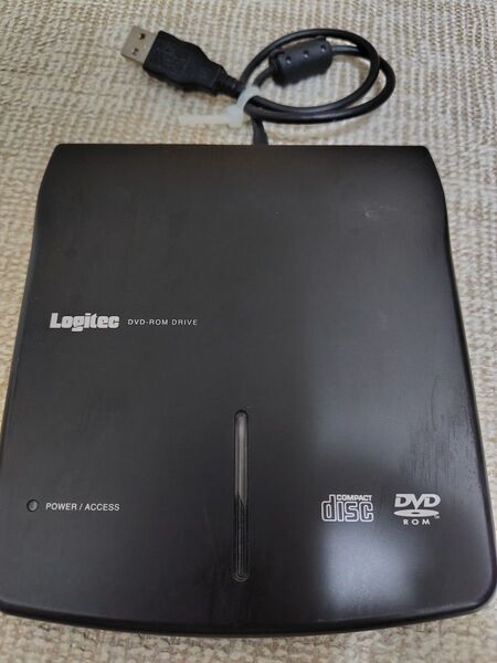 外付け DVD-ROMドライブ LDV-P8U2LBK Logitec