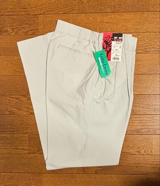 作業ズボン ワークパンツ S(70〜75)脇ゴム 春夏秋用 新品 未使用 タグ付き ストングレー