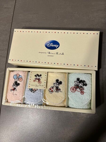 ミニタオル ディズニー ミッキー フェイスタオル タオルハンカチ タオルセット