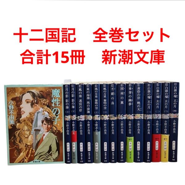 小野不由美/十二国記/全巻セット/合計15冊/ホラー/新潮文庫