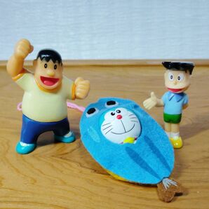 【時代物・レトロ】ジャイアン&スネ夫フィギュア・限定ストラップ